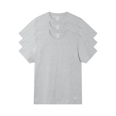 Pre-owned Stussy Undershirt (3 Pack) 'grey Heather'