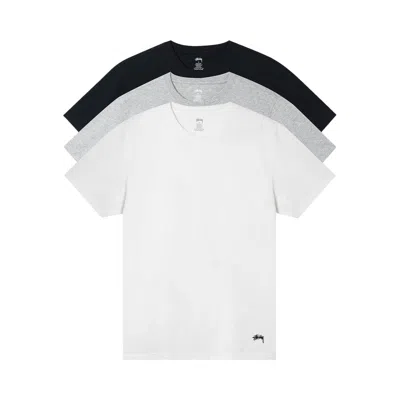 Pre-owned Stussy Undershirts (3 Pack) 'multicolor' In Multi-color