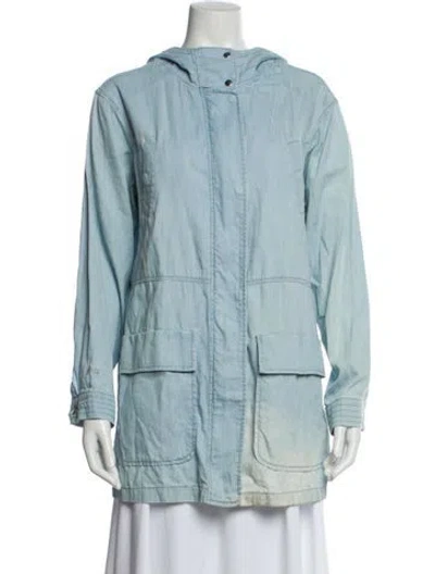 Pre-owned Stussy Utility Jacket In Blue
