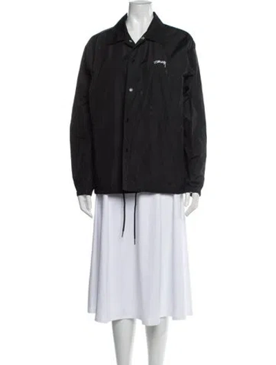 Pre-owned Stussy Utility Jacket In Blue