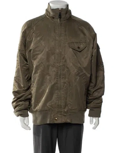 Pre-owned Stussy Utility Jacket In Green