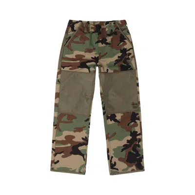 Pre-owned Stussy Utility Pant 'woodland Camo' | Green | Men's Size 36