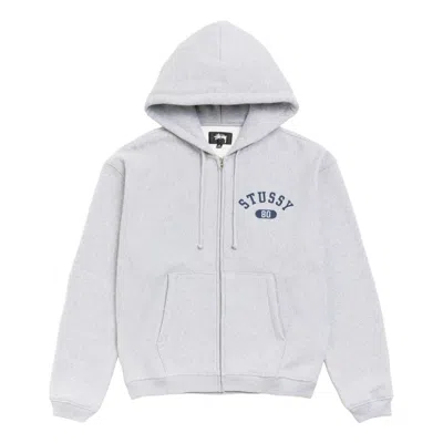 Stussy Varsity Zip Hoodie In Blue