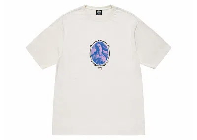 Pre-owned Stussy Venus Oval Pigment Dyed Tee Shirt In Natural
