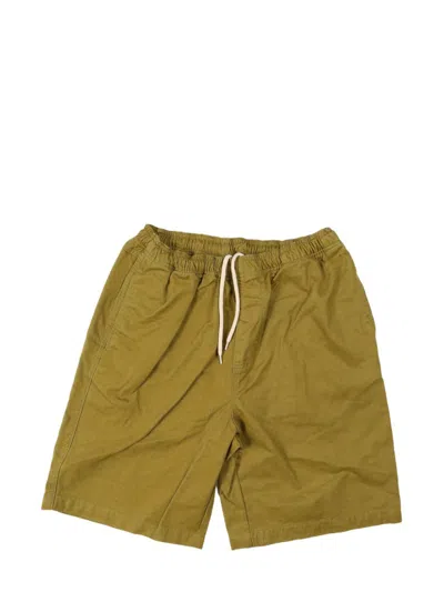 Stussy Washed Bermuda Shorts In Bright Olive