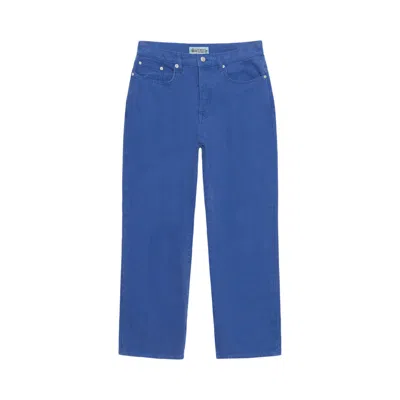 Pre-owned Stussy Washed Canvas Classic Jean 'baja Blue'