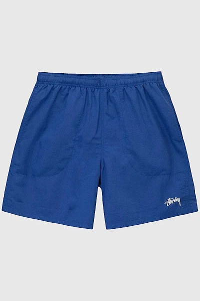 Stussy Water Short Stock Swim Trunks In Blue, Men's At Urban Outfitters