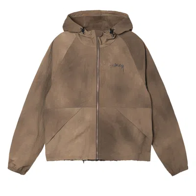 Pre-owned Stussy Wave Dye Beach Shell 'brown'