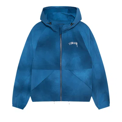 Pre-owned Stussy Wave Dye Beach Shell 'cobalt' In Blue