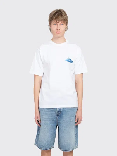 Stussy Wave Oval Tee In White