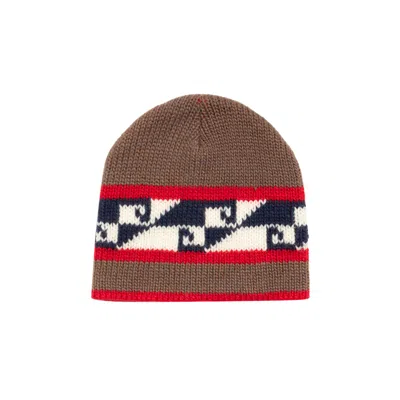 Pre-owned Stussy Waves Skullcap 'brown' | Men's Size Onesize