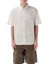 Stussy Wavy Stripe Shirt In Gray