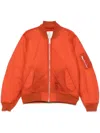 Stussy Reversible Orange Nylon Jacket In Orange