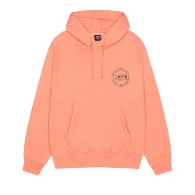 Pre-owned Stussy Wear Hoodie Pigment Dyed 'sherbert' | Pink | Men's Size L