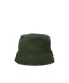Stussy Marl Knit Bucket Hat In Green