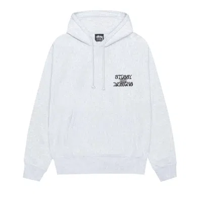Pre-owned Stussy Wes Palms Hoodie 'ash Heather' | Grey | Men's Size Xl