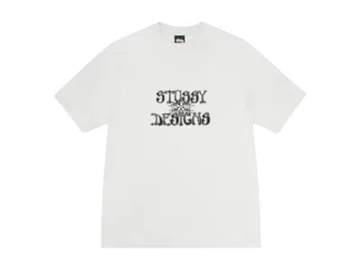 Pre-owned Stussy Wes Palms Pigment Dyed Tee Shirt In Natural In Brown