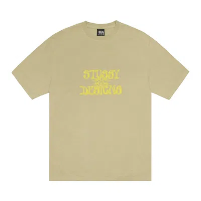 Pre-owned Stussy Wes Palms Tee Pigment Dyed 'elm' | Brown | Men's Size S