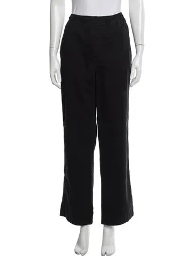 Pre-owned Stussy Wide Leg Pants In Black