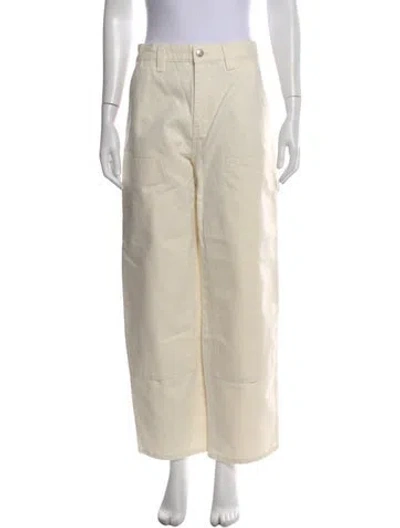 Pre-owned Stussy Wide Leg Pants In Neutral