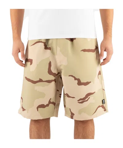 Stussy Wide Leg Shorts In Neutral