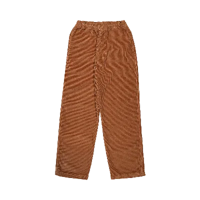 Pre-owned Stussy Wide Wale Cord Beach Pant 'copper'