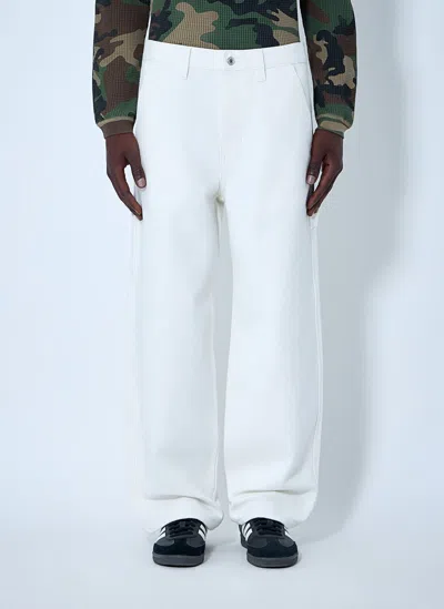 Stussy Wide-leg Trousers In White