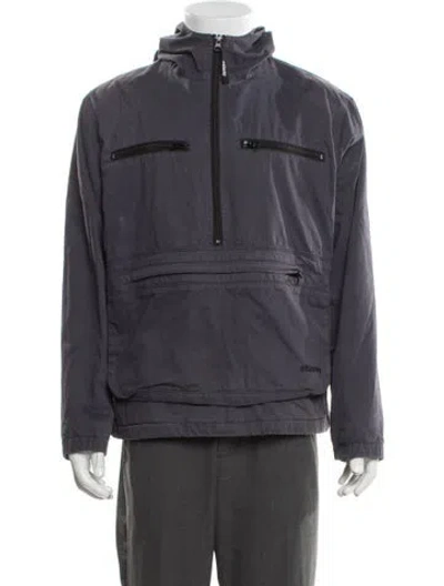 Pre-owned Stussy Windbreaker In Blue