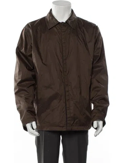 Pre-owned Stussy Windbreaker In Brown