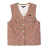 Stussy (wmns)  Sycamore Canvas Vest 'flower' In Multi