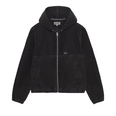 Pre-owned Stussy Work Jacket 'black'