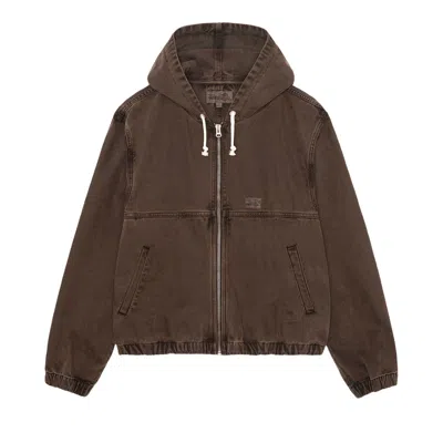 Pre-owned Stussy Work Jacket 'brown' | Men's Size S