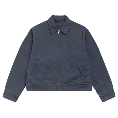 Pre-owned Stussy Work Jacket Collared 'blue' | Men's Size Xl
