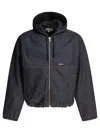 Stussy Work Jacket Denim In Black