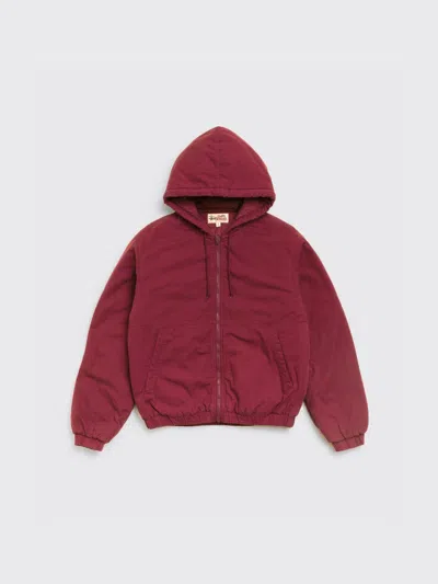 Stussy Work Jacket Ripstop In Burgundy