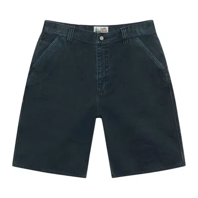 Pre-owned Stussy Work Short Washed Canvas 'black' | Men's Size 34