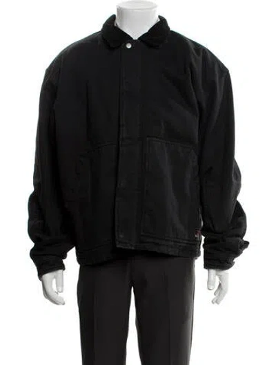 Pre-owned Stussy Workgear Jacket In Black