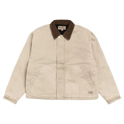 Pre-owned Stussy Workgear Jacket 'grey' | Men's Size Xxl In Gray