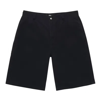 Pre-owned Stussy Workgear Shorts 'black'