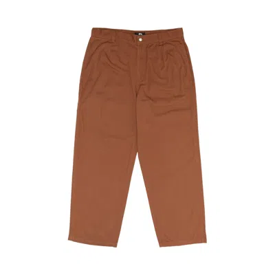 Pre-owned Stussy Workgear Trouser Twill 'caramel' | Tan | Men's Size 32 In Brown