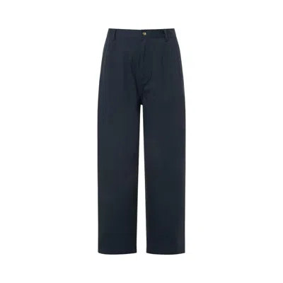 Pre-owned Stussy Workgear Trouser Twill 'washed Navy' | Blue | Men's Size 32