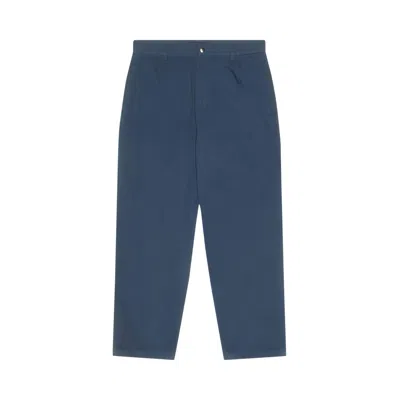 Pre-owned Stussy Workgear Twill Trousers 'navy' In Blue