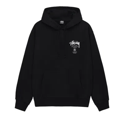 Pre-owned Stussy World Tour Hoodie 'black' | Men's Size S