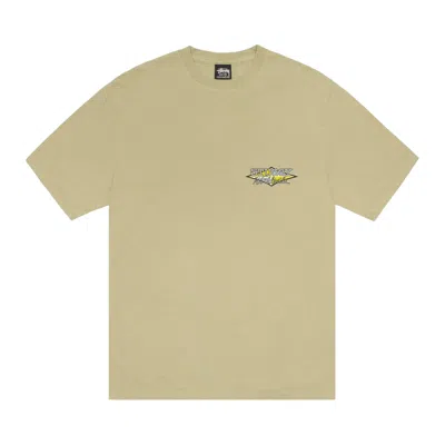 Pre-owned Stussy Worldwide Diamond Tee Pigment Dyed 'elm' | Brown | Men's Size Xl