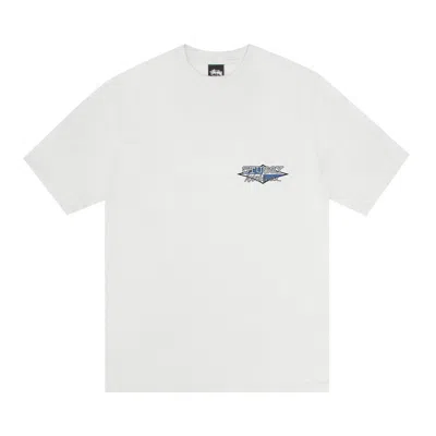 Pre-owned Stussy Worldwide Diamond Tee Pigment Dyed 'natural' | Cream | Men's Size L In White