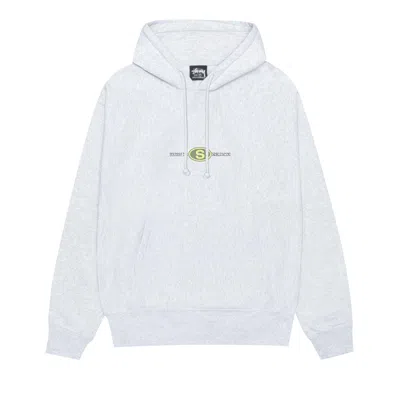 Pre-owned Stussy Worldwide Dot Hoodie 'ash Heather' | Grey | Men's Size M In Gray