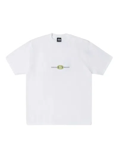 Stussy Worldwide Dot T-shirt In White