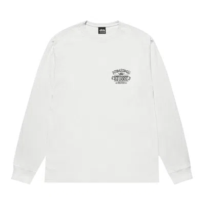 Pre-owned Stussy Worldwide Pigment Dyed Long-sleeve Tee 'natural' | Tan | Men's Size Xl In Brown