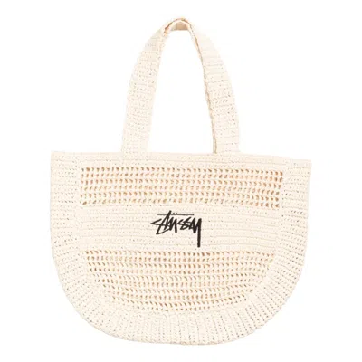 Stussy Woven Tote Bag 'ivory'