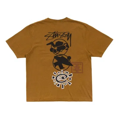 Stussy X Always Do What You Should Do Stack T-shirt 'caramel'